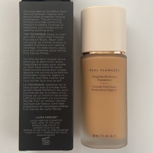 Laura Mercier Real Flawless Weightless Perfecting Foundation in 4N1 GINGER *BNIB - Picture 4 of 13